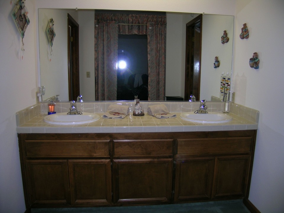 master bath double sinks in master bathroom
